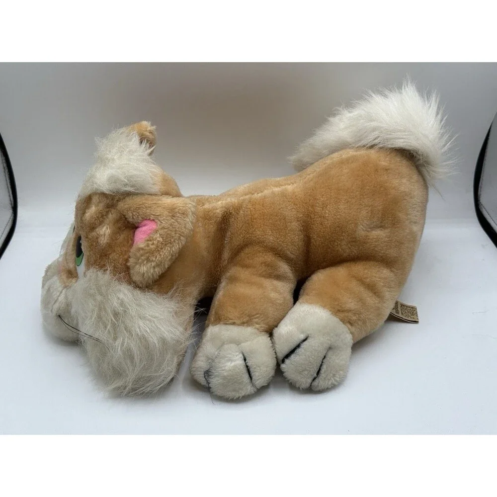 Vintage Applause Knickerbocker Calvin Sr Plush Cat Toy 1981 Korea 14”